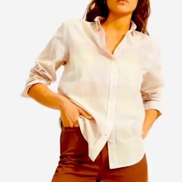 Everlane Tops - Everlane Women's Cream Button Down Shirt